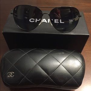 Chanel aviator sunglasses